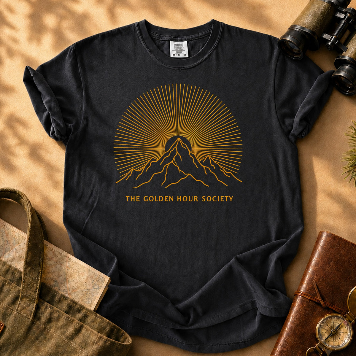 The Golden Hour Society Tee - Black