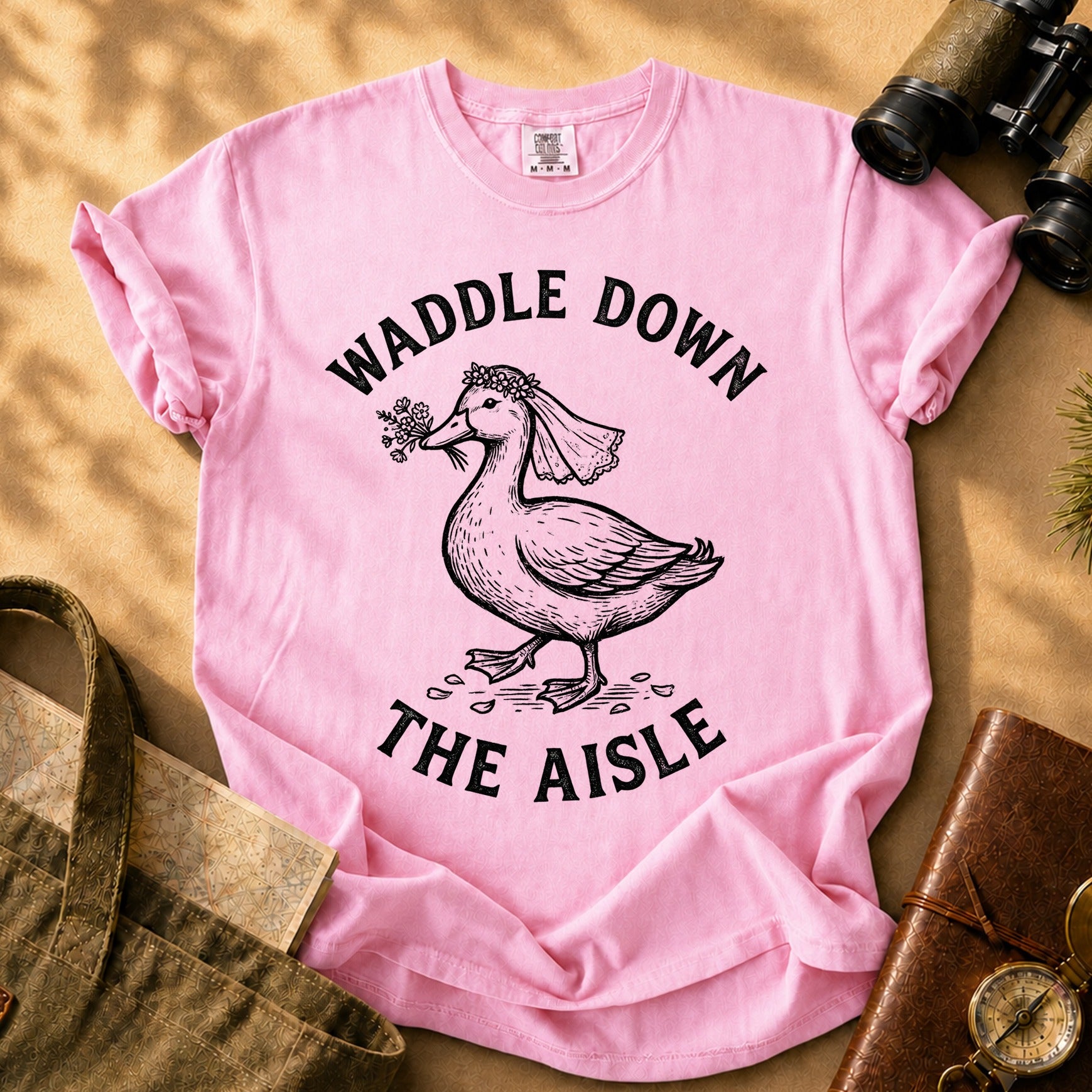 Waddle Down the Aisle Tee - Blossom