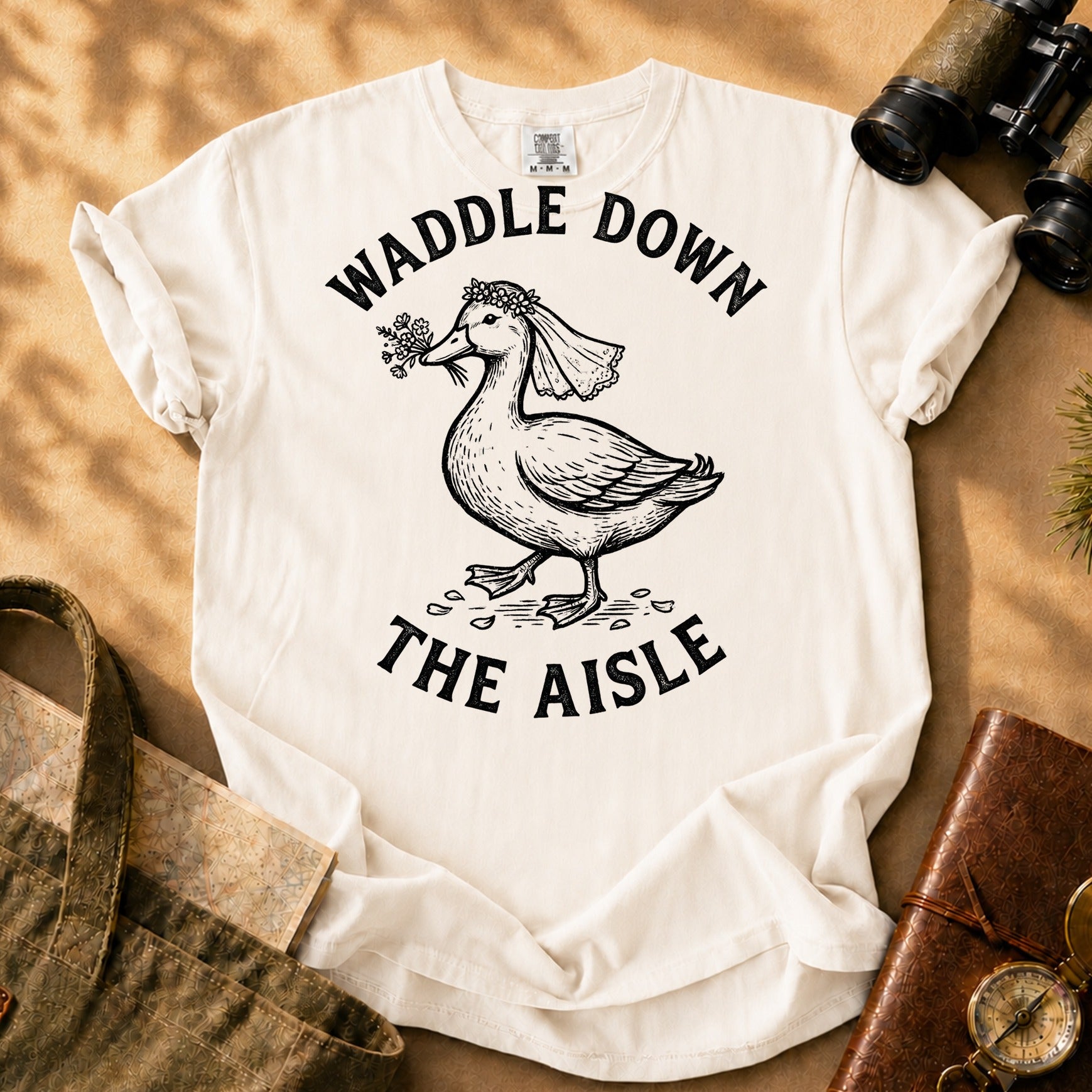 Waddle Down the Aisle Tee - Ivory