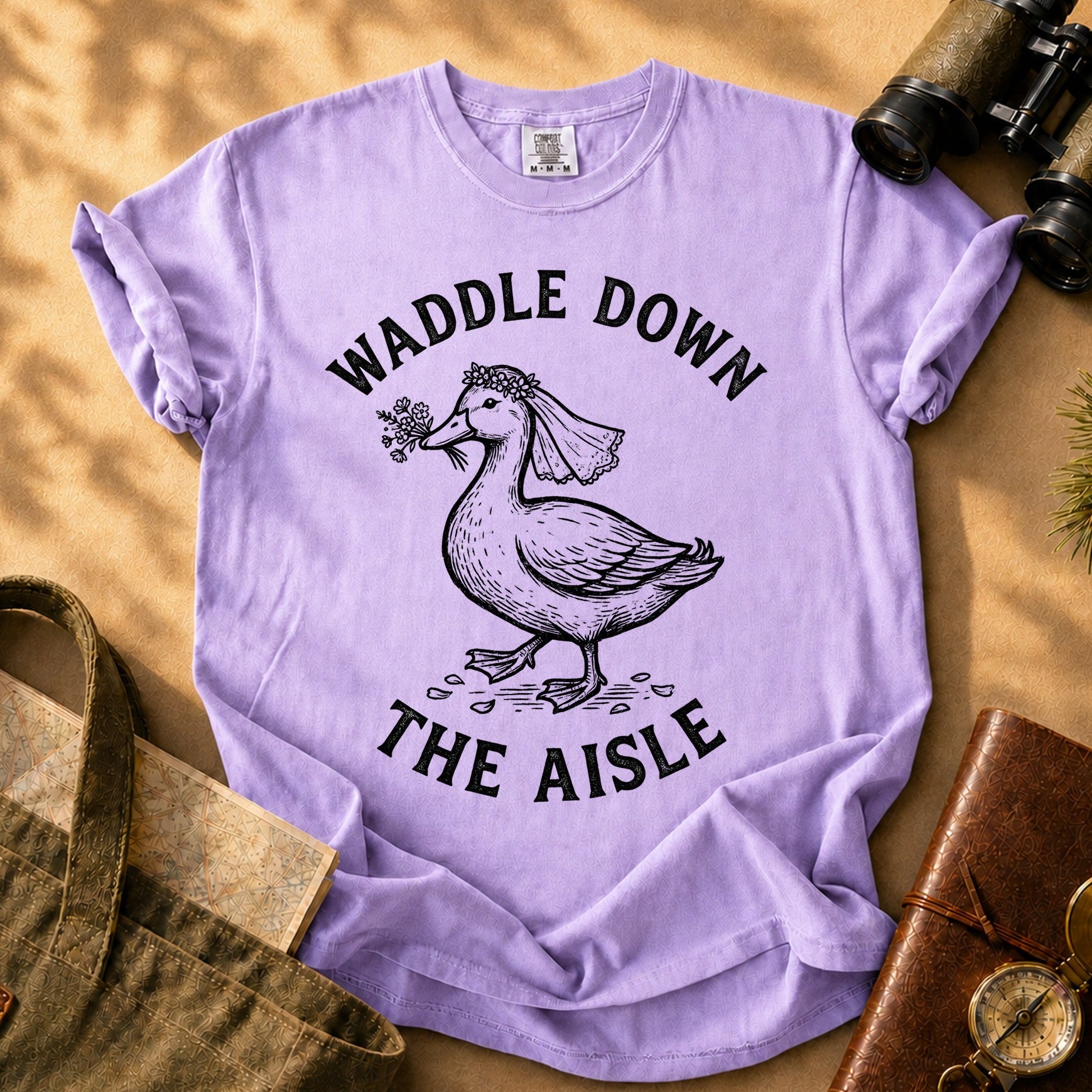 Waddle Down the Aisle Tee - Orchid