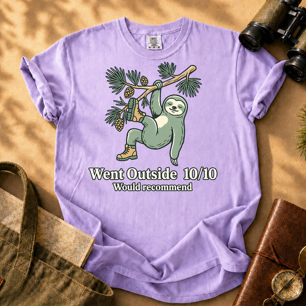 Went Outside - 10 out of 10 Tee - Orchid