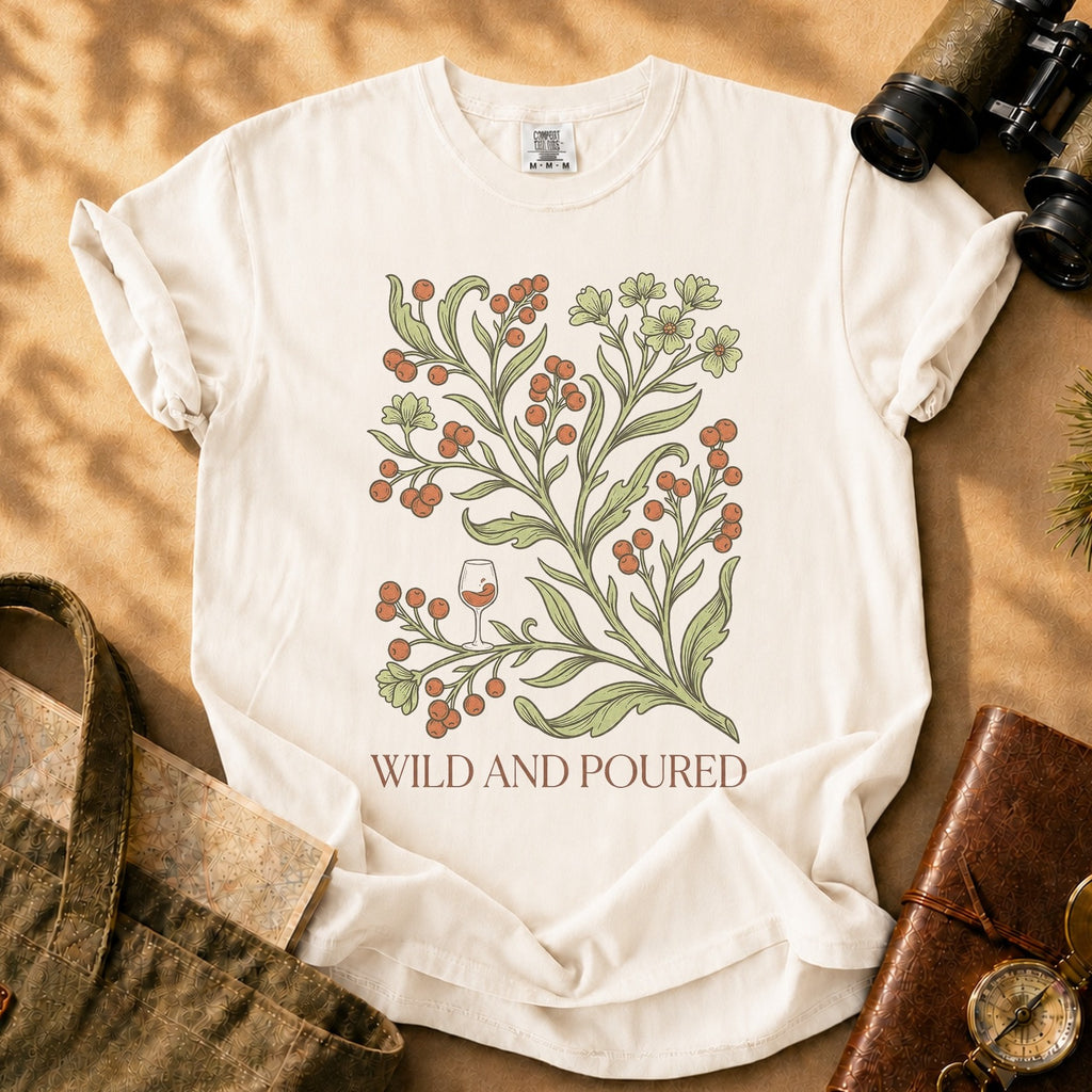 Wild and Poured Tee - Ivory