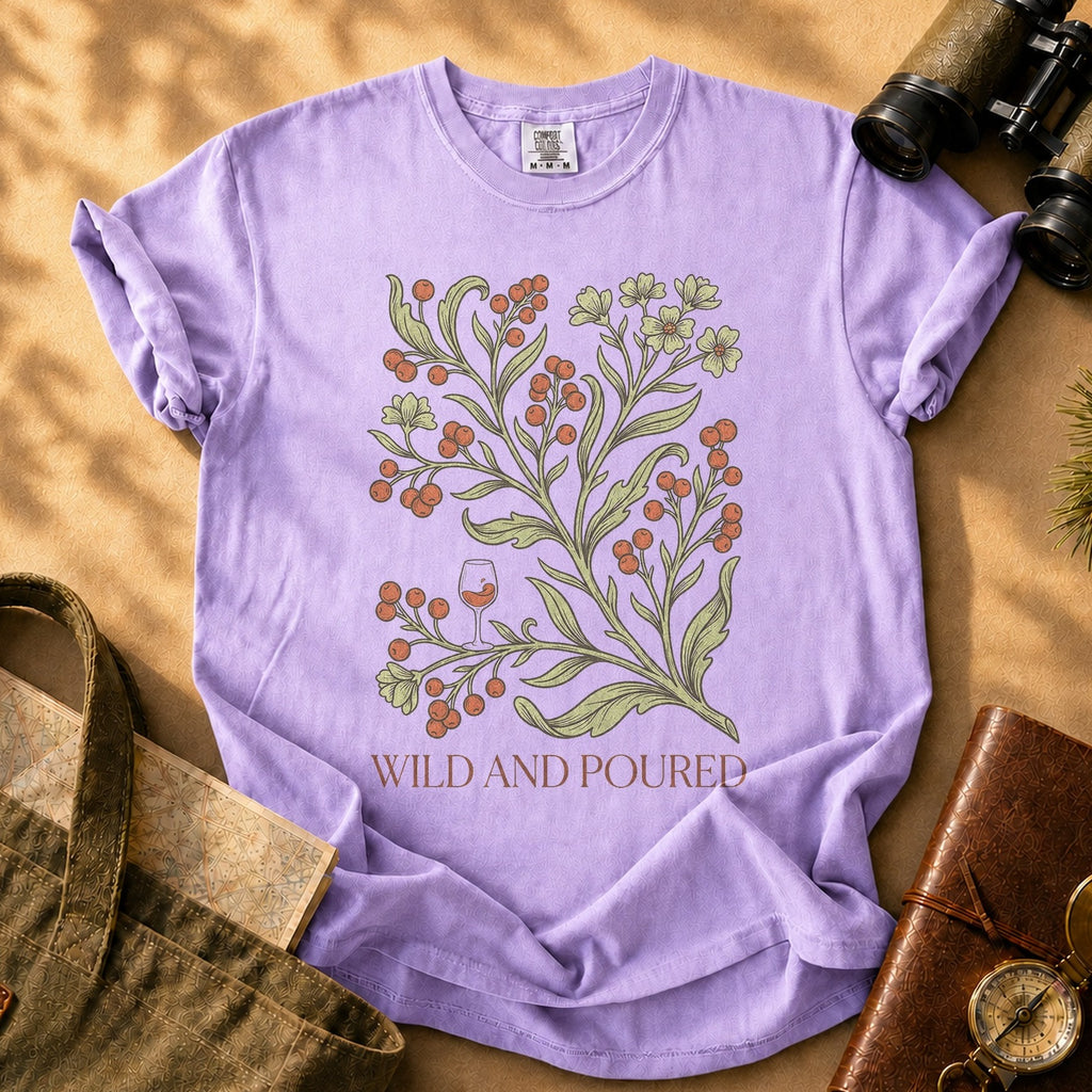 Wild and Poured Tee - Orchid