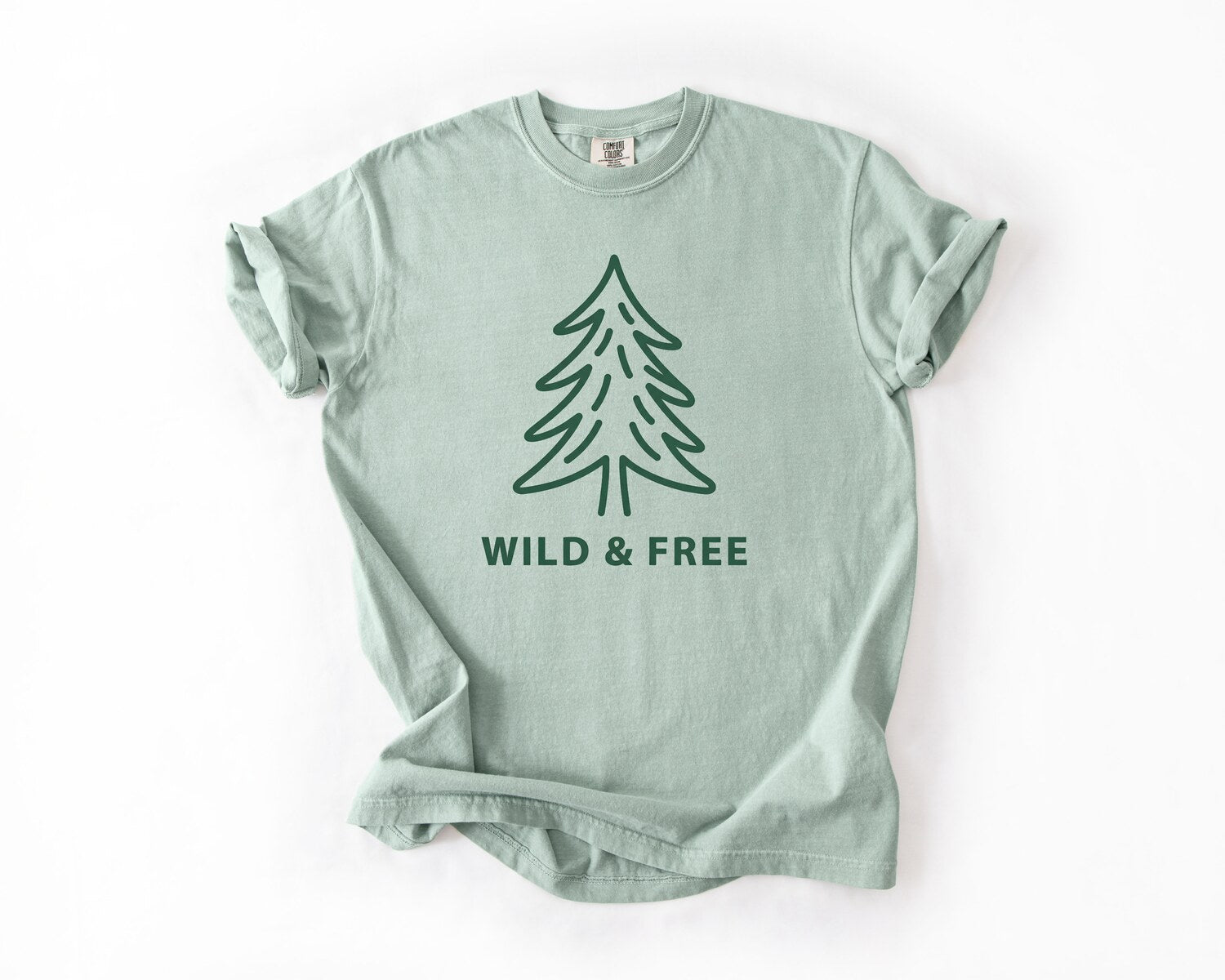 Wild & Free Tree T-Shirt - Bay