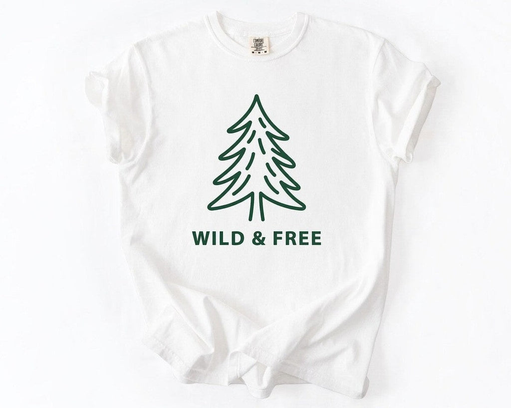 Wild & Free Tree T-Shirt - White