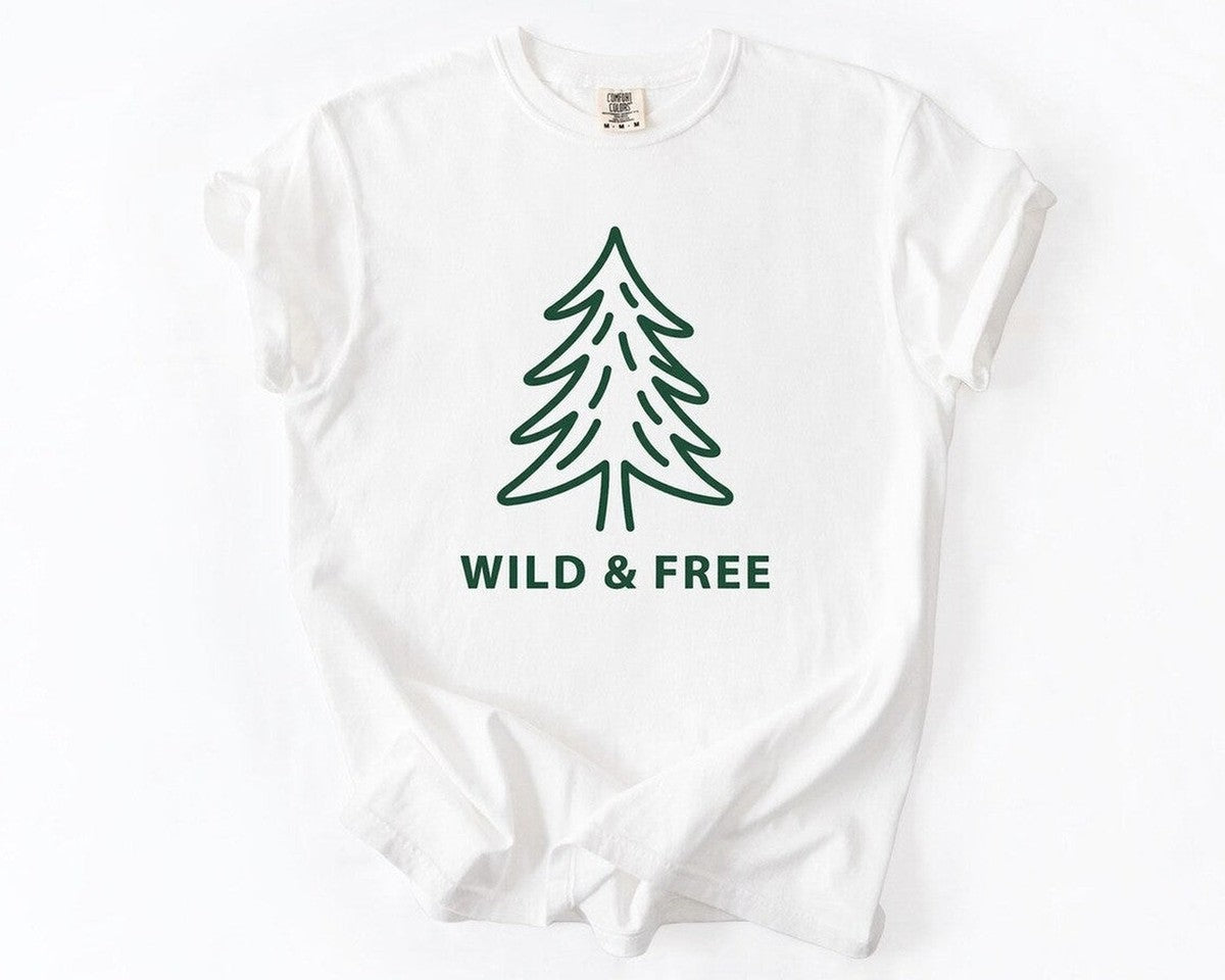 Wild & Free Tree T-Shirt - White