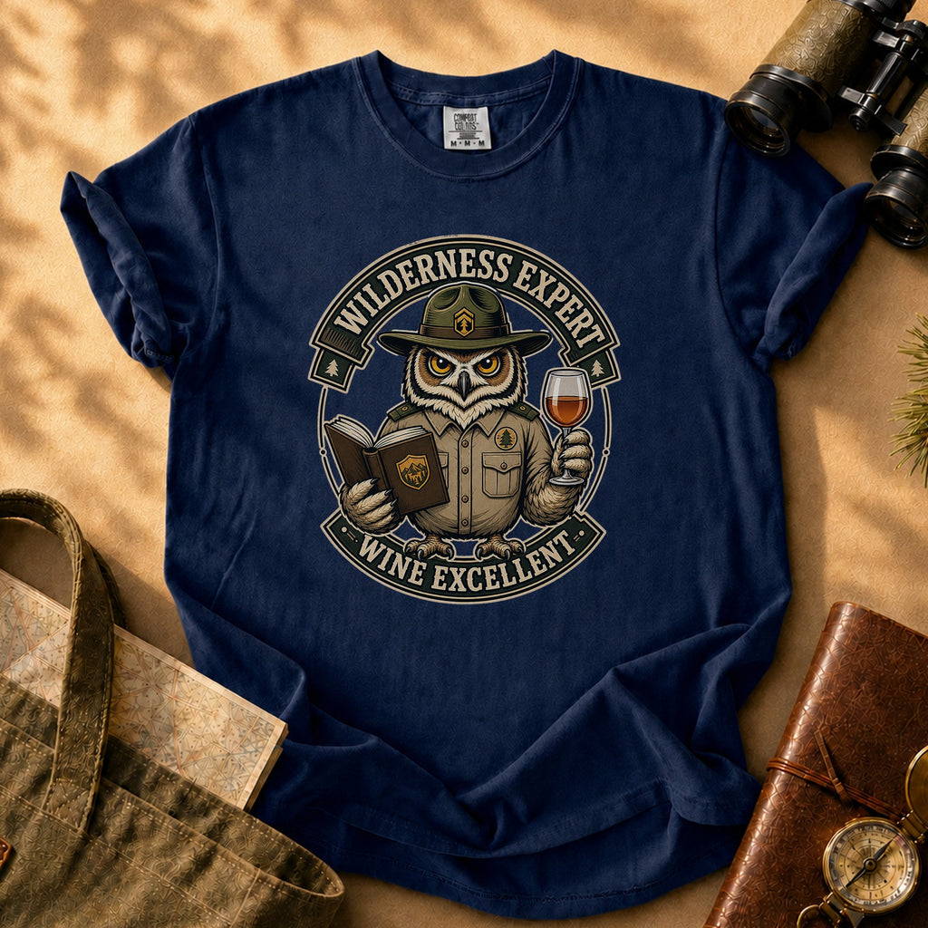 Wilderness Expert Owl Tee - True Navy