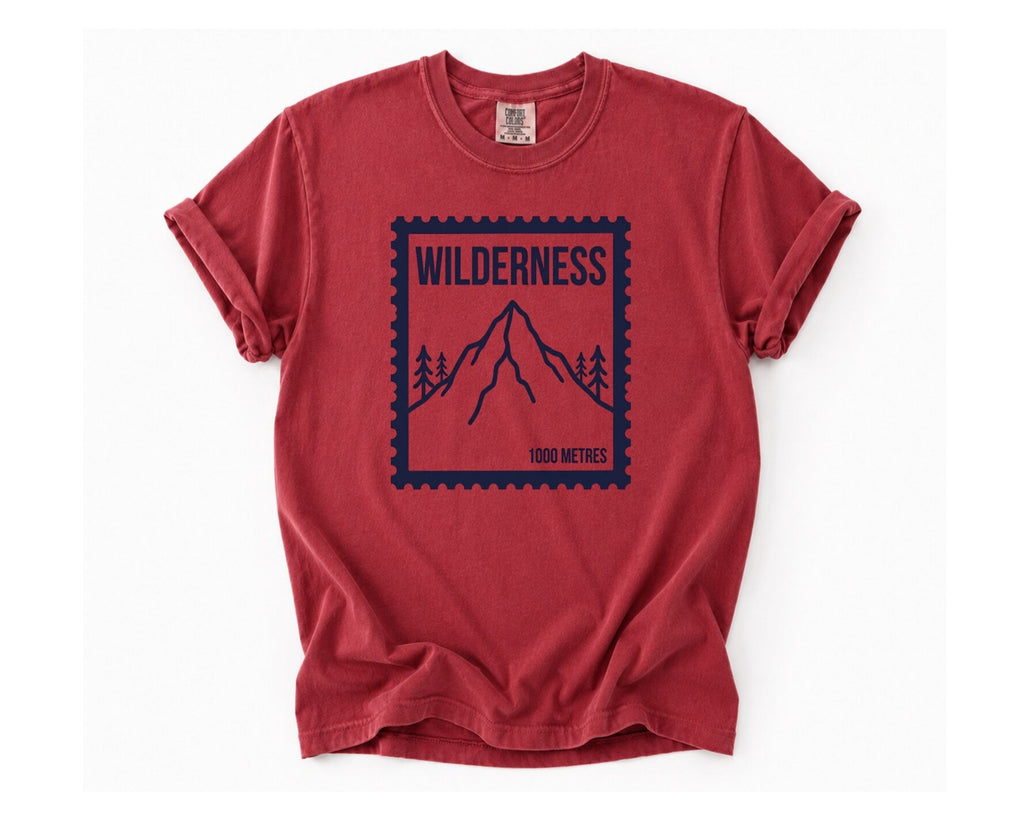 Wilderness Stamp T-Shirt - Brick