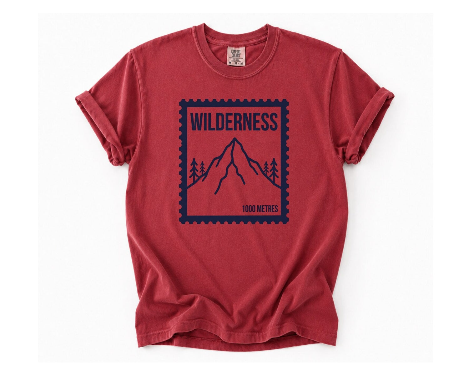 Wilderness Stamp T-Shirt - Brick