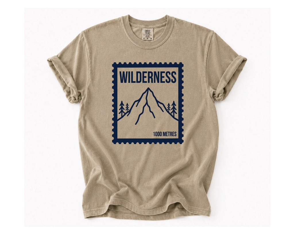 Wilderness Stamp T-Shirt - Khaki