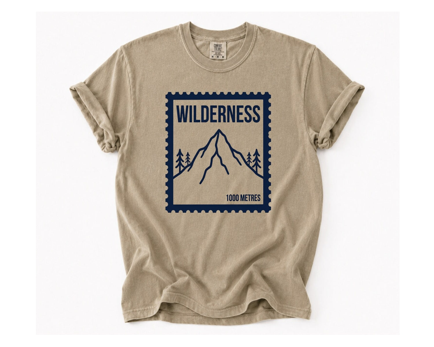 Wilderness Stamp T-Shirt - Khaki