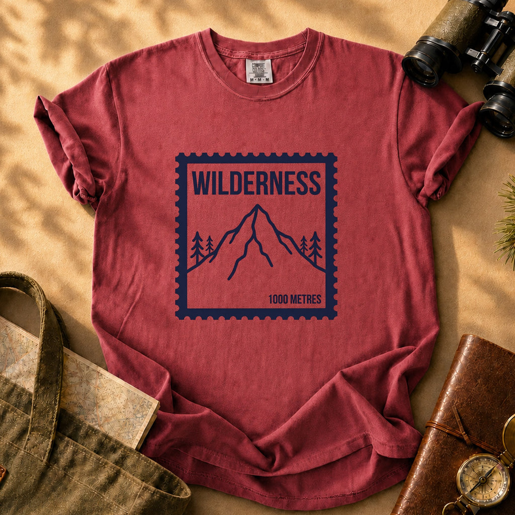 Wilderness Stamp Tee - Brick
