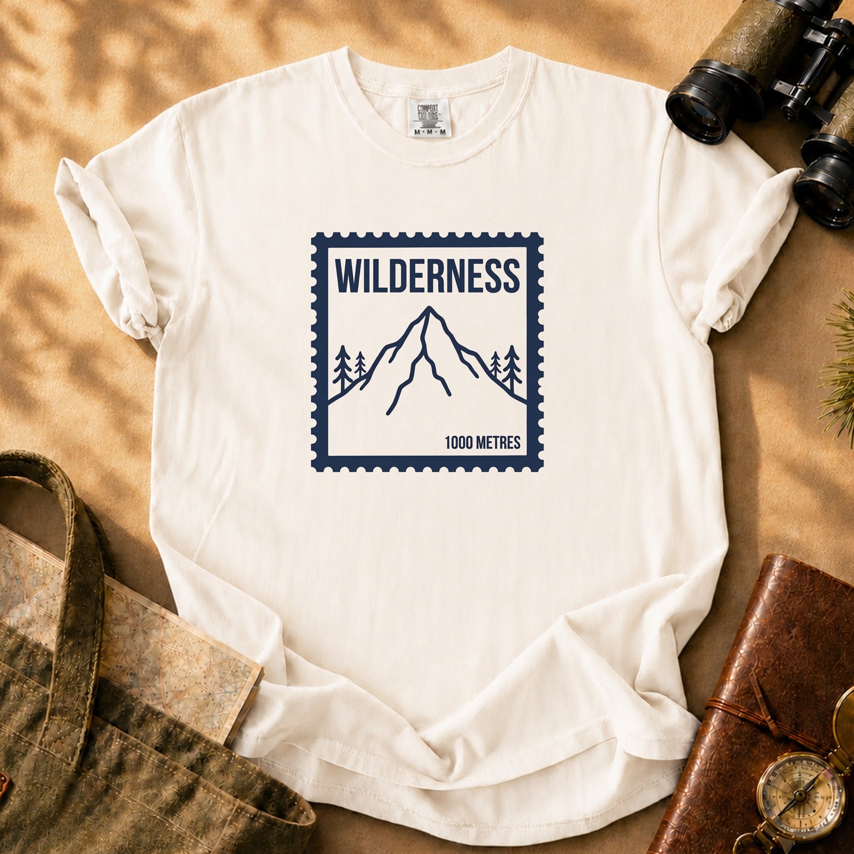 Wilderness Stamp Tee - Ivory