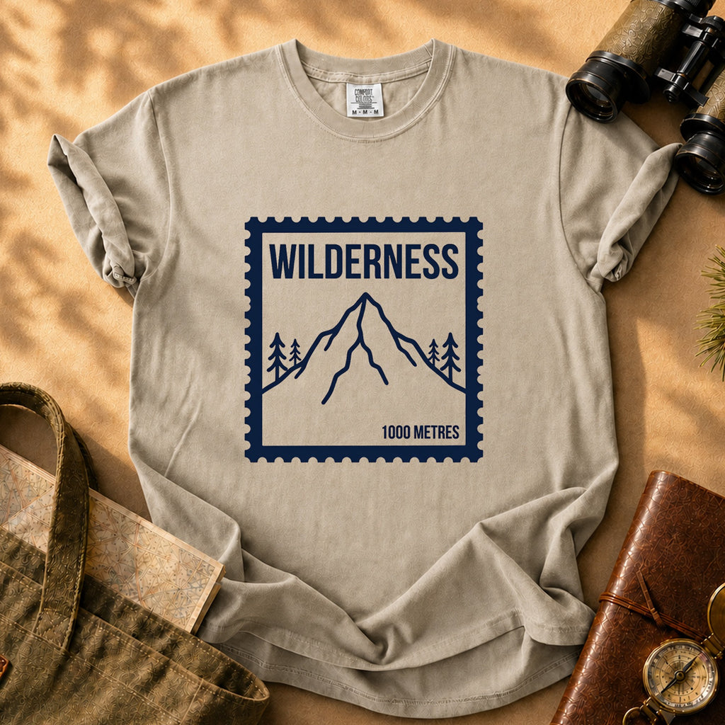 Wilderness Stamp Tee - Khaki