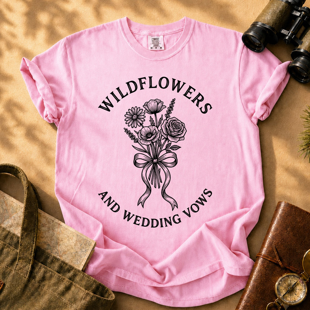Wildflowers and Wedding Vows Tee - Blossom