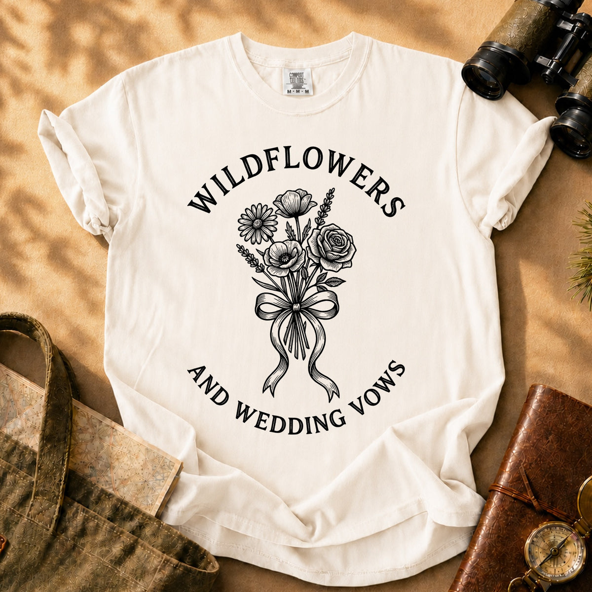 Wildflowers and Wedding Vows Tee - Ivory