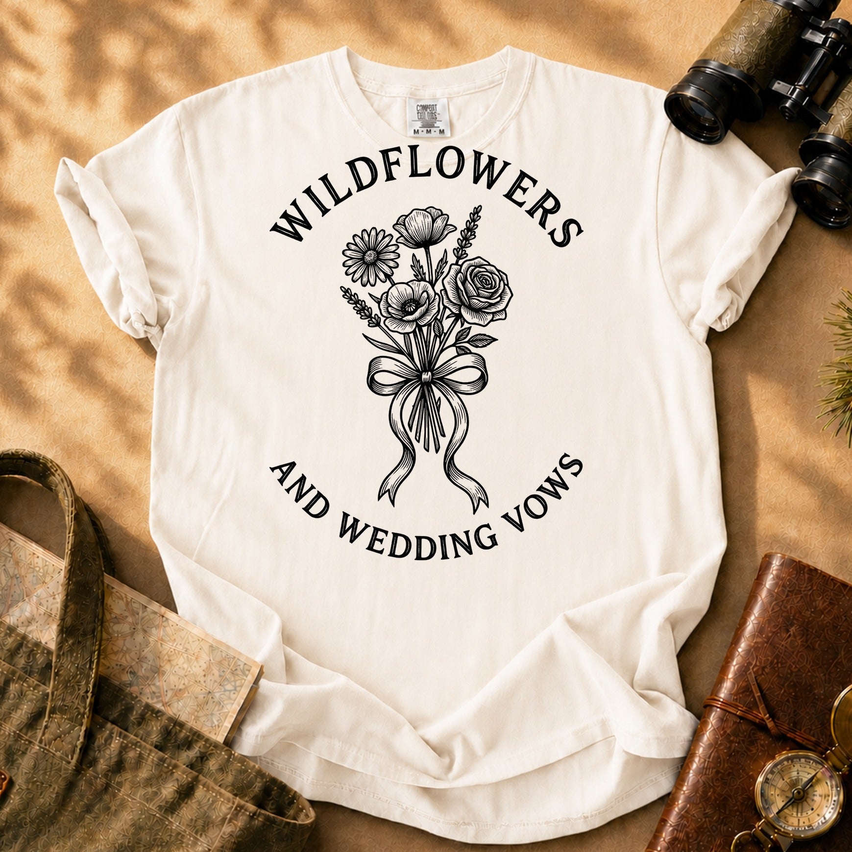 Wildflowers and Wedding Vows Tee - Ivory