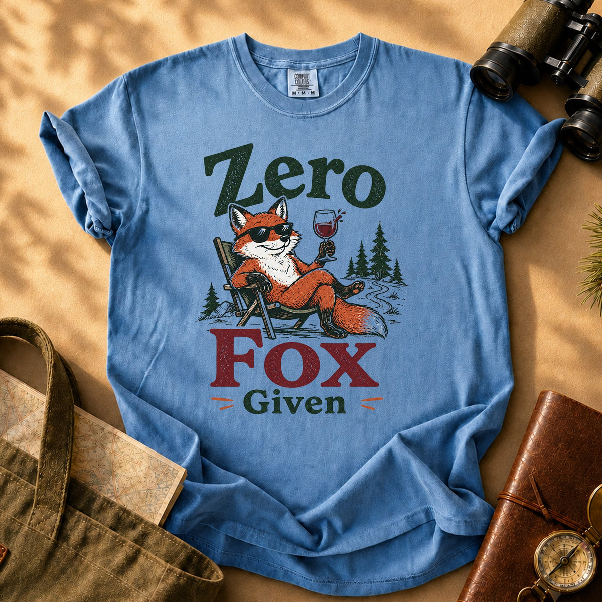 Zero Fox Given Tee - Blue Jean