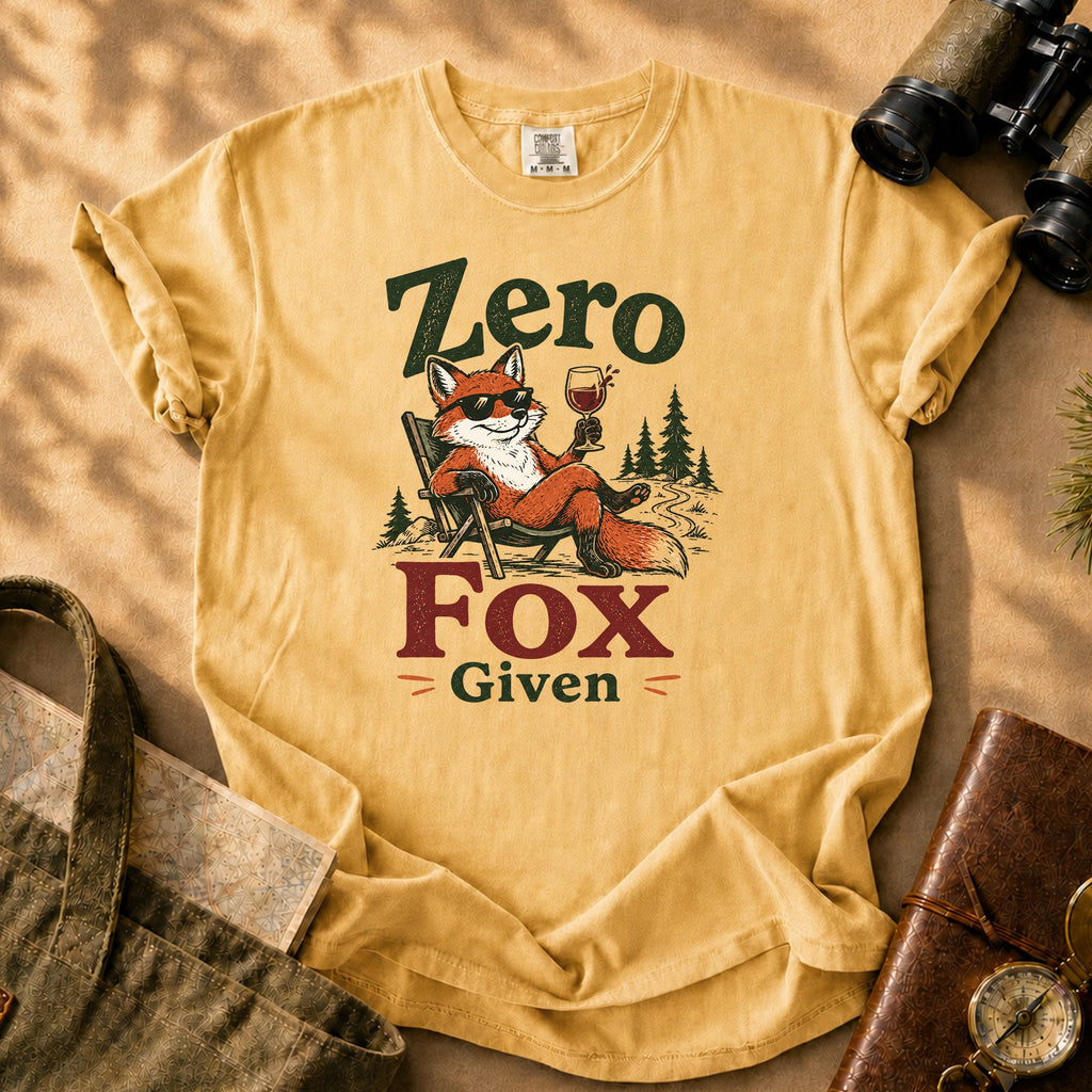 Zero Fox Given Tee - Mustard