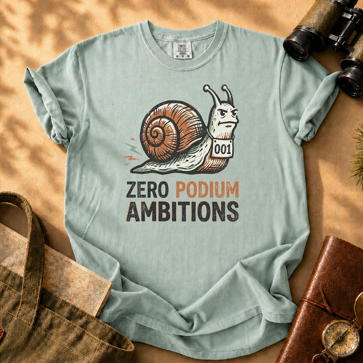 Zero Podium Ambitions Tee - Bay
