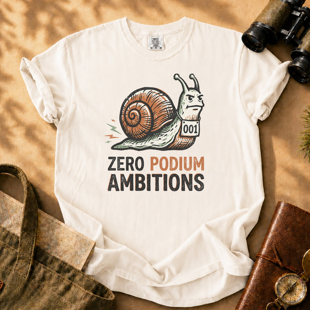Zero Podium Ambitions Tee - Ivory